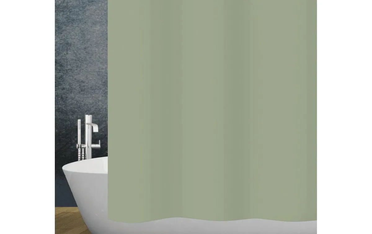 diaqua® Duschvorhang Basic 240 x 180 cm, Olivgrün