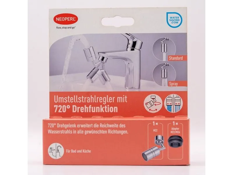 NEOPERL Umstellstrahlregler 720° M22/M24, 5.7 L/MIN NEOPERL Umstellstrahlregler 720° M22/M24, 5.7 L/MIN