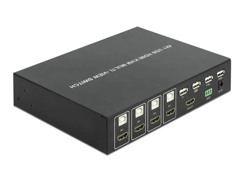 Delock KVM Switch 4 in 1 Multiview Switch 4 Port