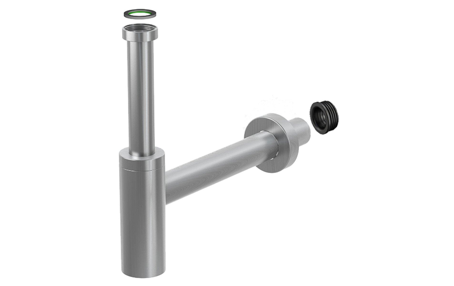 diaqua® Lavabosiphon Profi-Line 1 1/4 x Ø 40 mm, Gebürstet diaqua® Lavabosiphon Profi-Line 1 1/4 x Ø 40 mm, Gebürstet