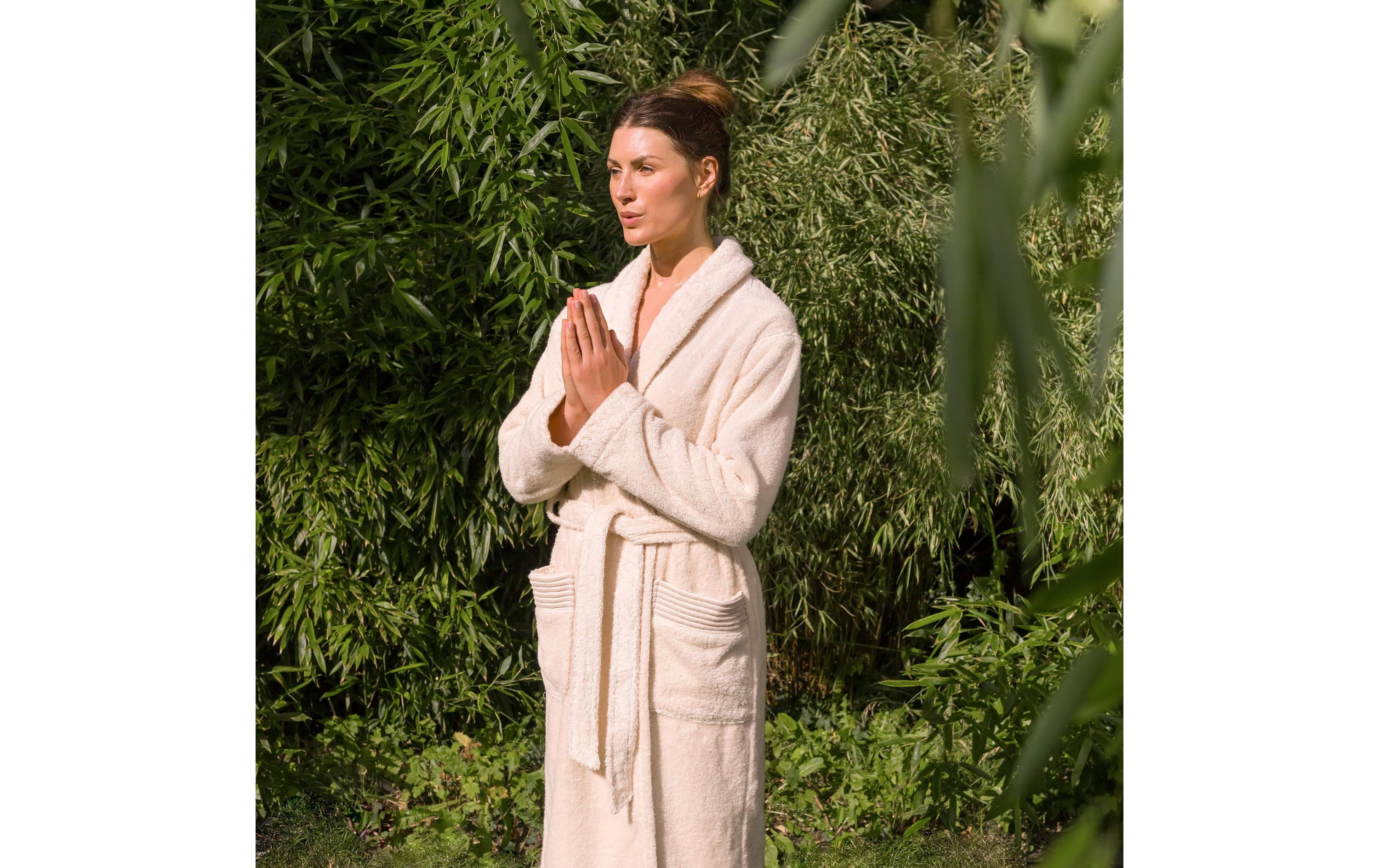 Möve Bademantel Wellness XXL, Nature