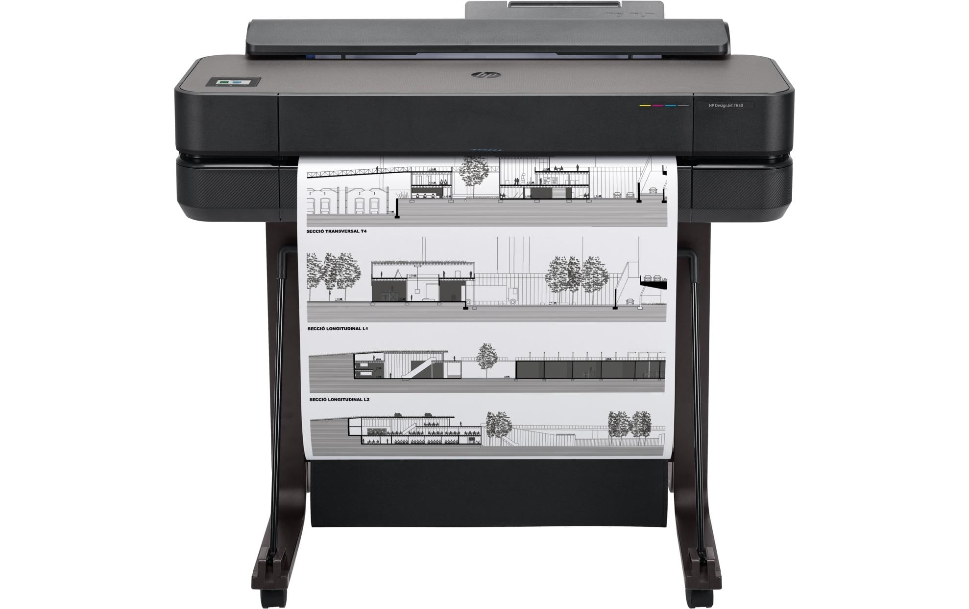 HP Grossformatdrucker DesignJet T650 - 24