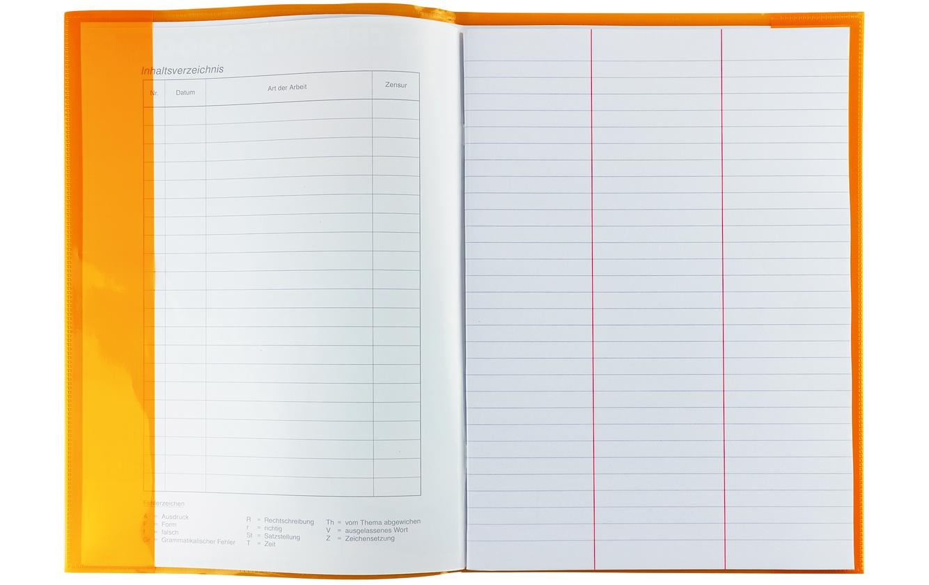 HERMA Einbandfolie Plus A4 Orange HERMA Einbandfolie Plus A4 Orange