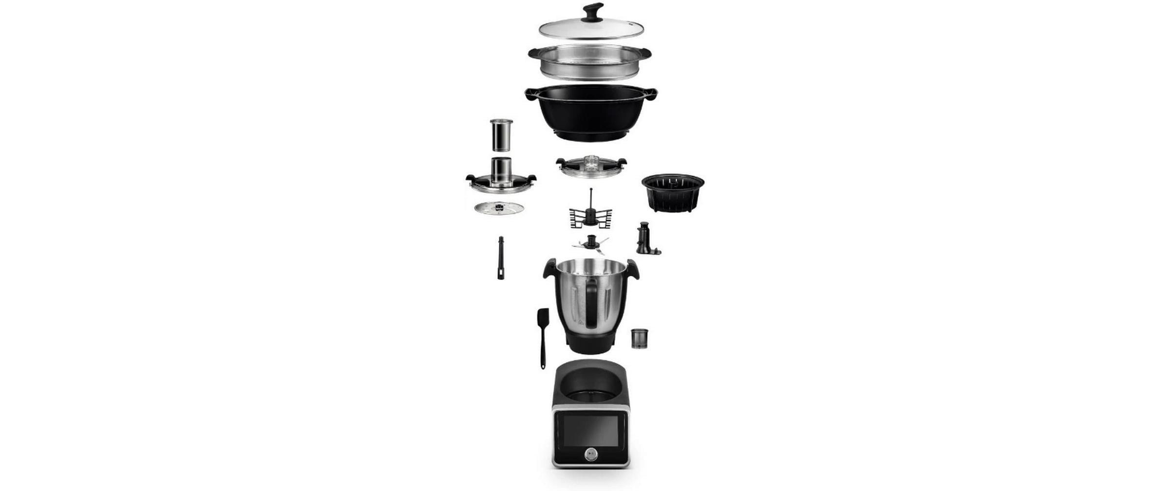 Schneider Küchenmaschine SCH-RBC-4501 Schwarz/Silber