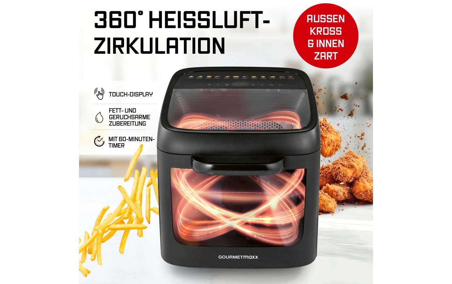 GOURMETmaxx Heissluftofen 12.5 l
