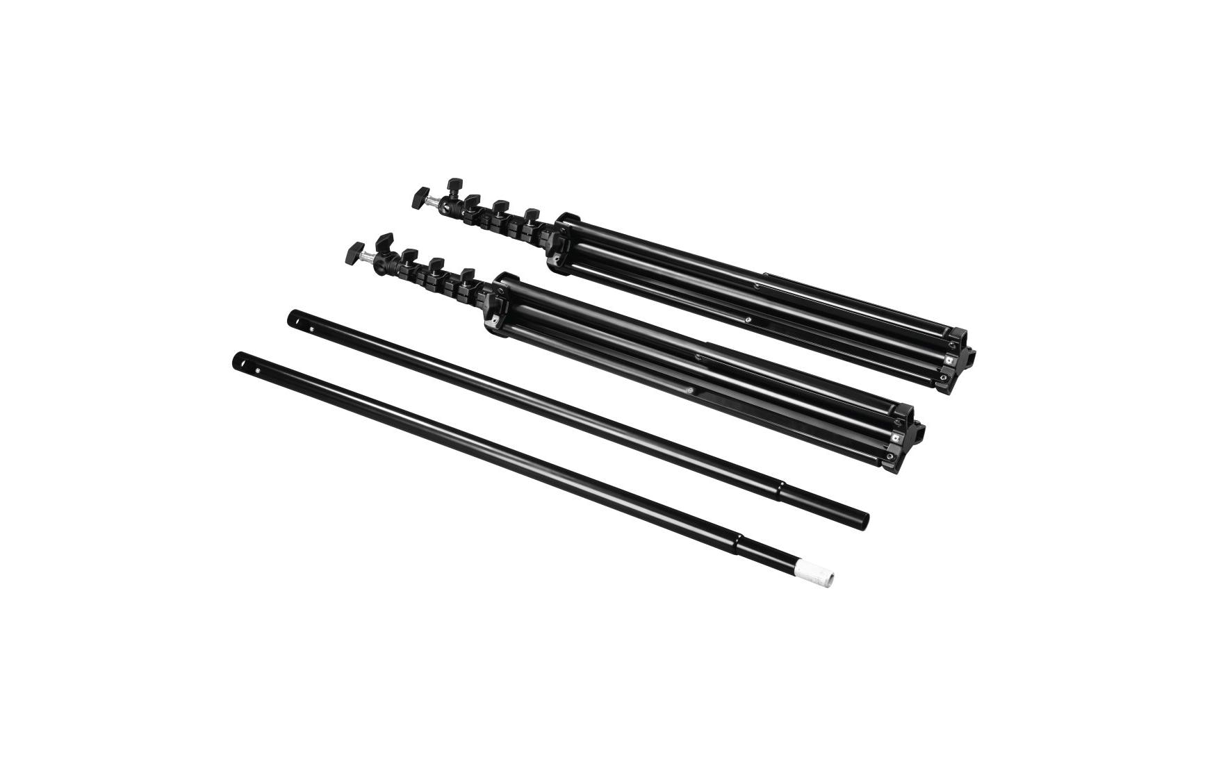 Hama Hintergrundsystem für Studio und unterwegs, 158-295 cm