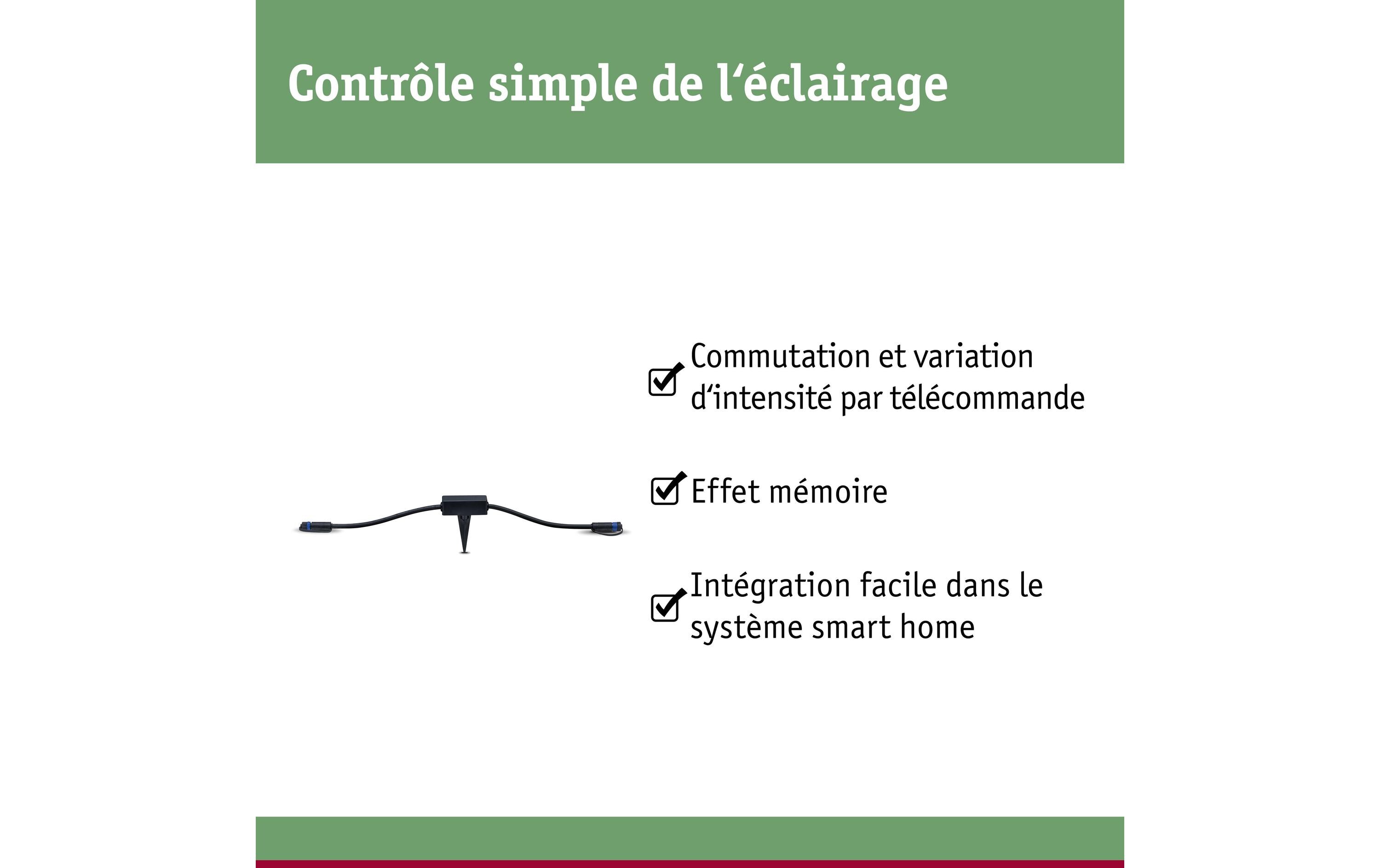 Paulmann Controller Plug & Shine Zigbee IP68 24 V DC