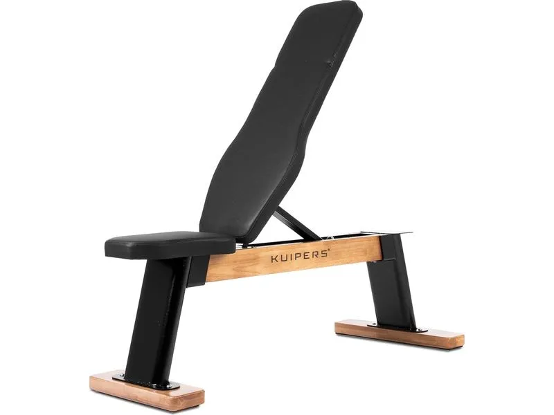 Kuipers Fitness Verstellbare Vollholz-Hantelbank Kuipers Fitness Verstellbare Vollholz-Hantelbank
