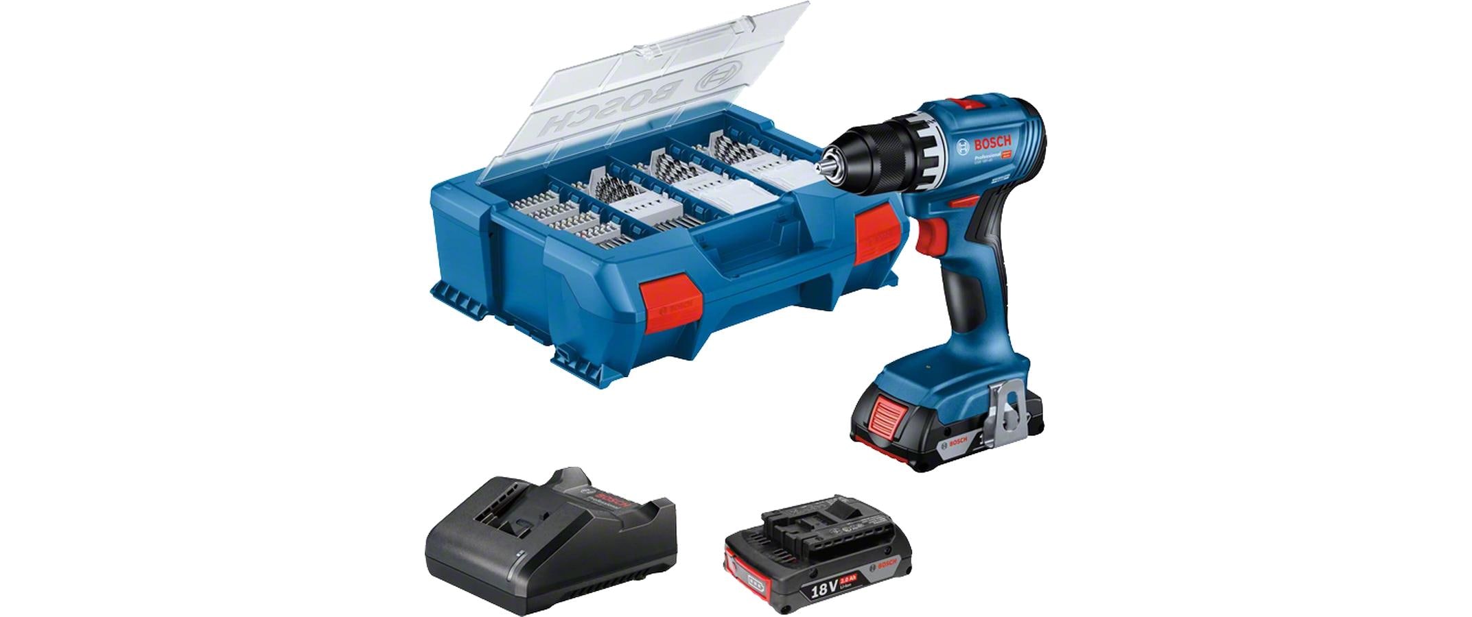 Bosch Professional Akku-Bohrschrauber GSR 18 V-45 Set Bosch Professional Akku-Bohrschrauber GSR 18 V-45 Set