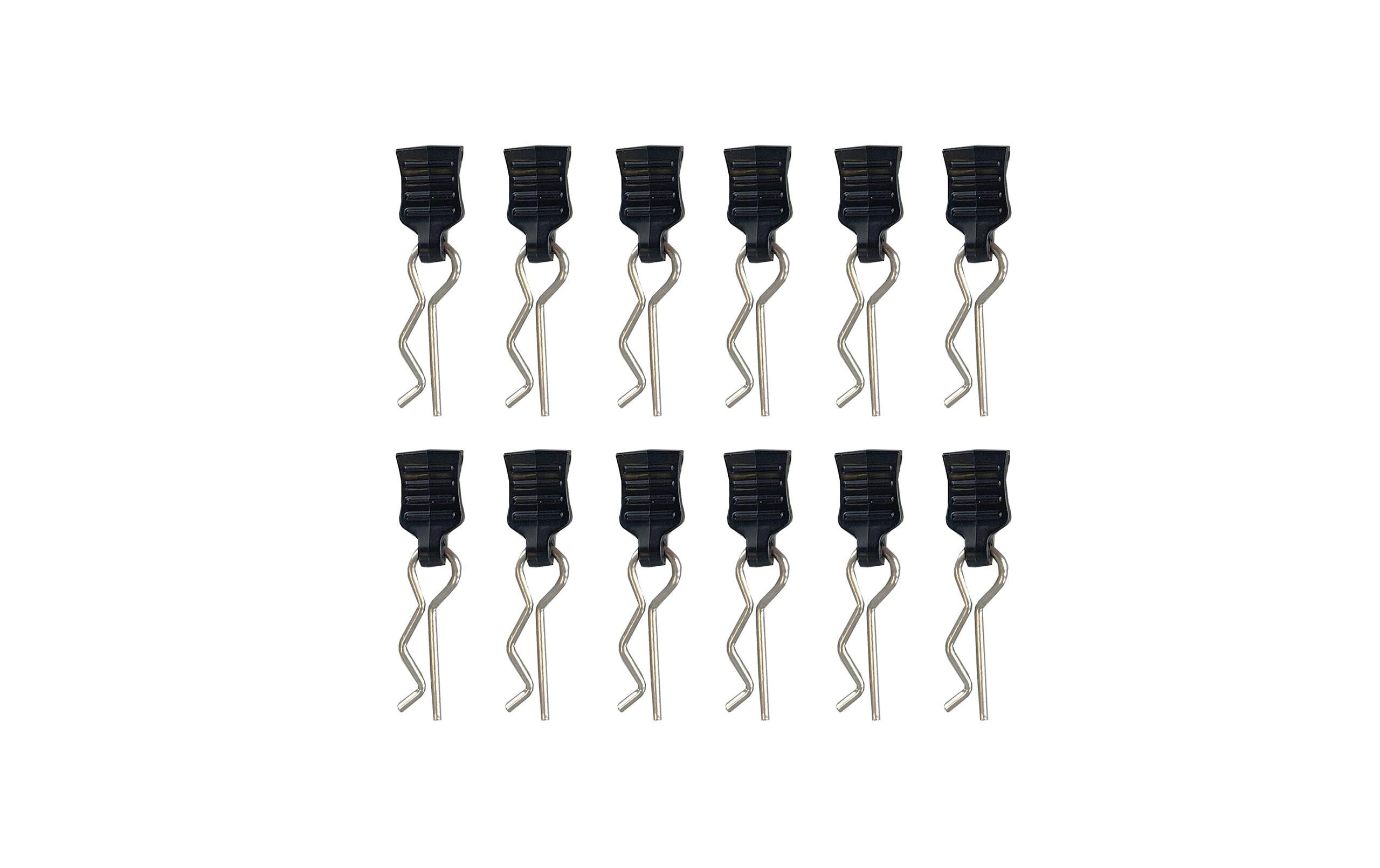 Amewi Karosserie Clips 12 Stück HyperGo 1:14 und 1:16