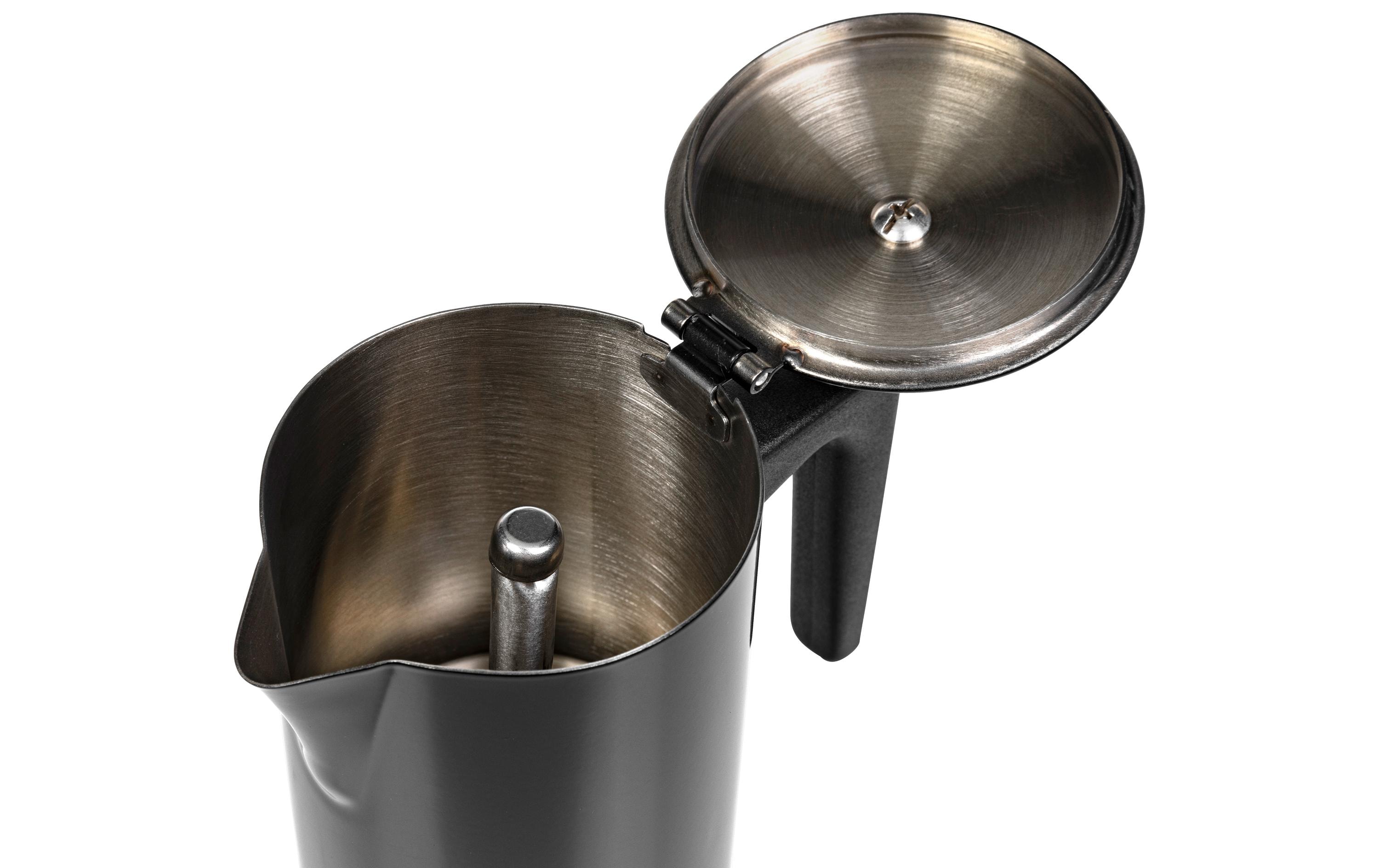 FURBER Espressokocher Chicchi 4 Tassen, Schwarz