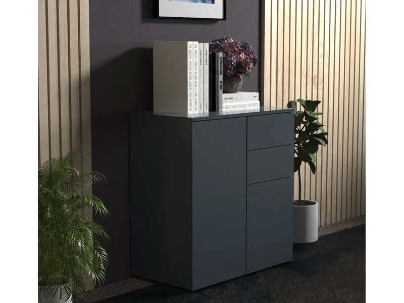 VCM Kommode Dalosa 70 x 77 cm, Grau VCM Kommode Dalosa 70 x 77 cm, Grau
