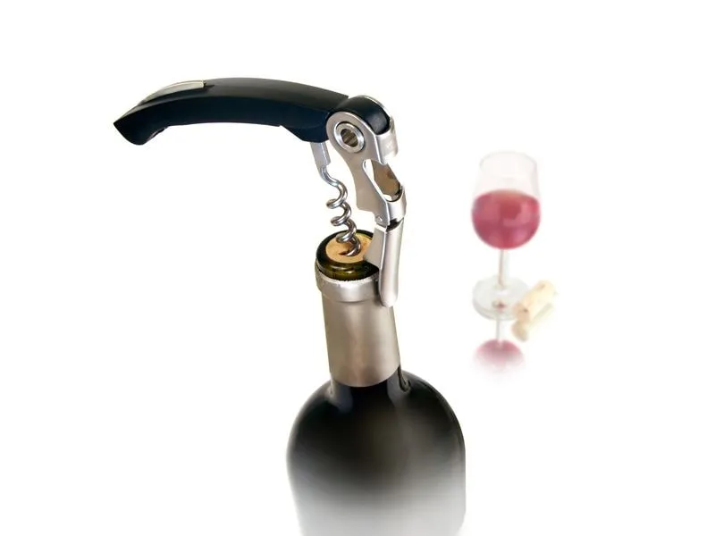 Vacuvin Korkenzieher WAITER'S Schwarz