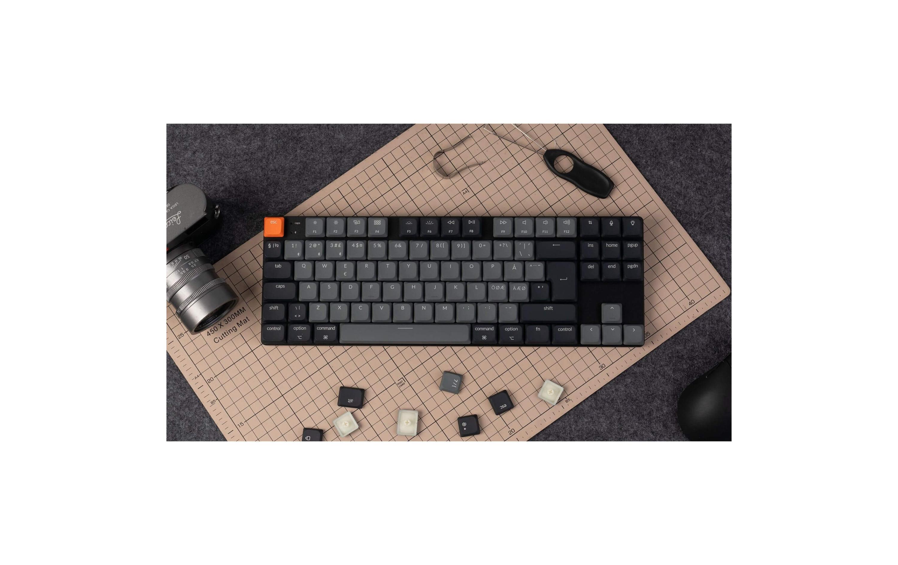 Keychron Gaming-Tastatur K1 QMK Version 6 Brown Switch Keychron Gaming-Tastatur K1 QMK Version 6 Brown Switch