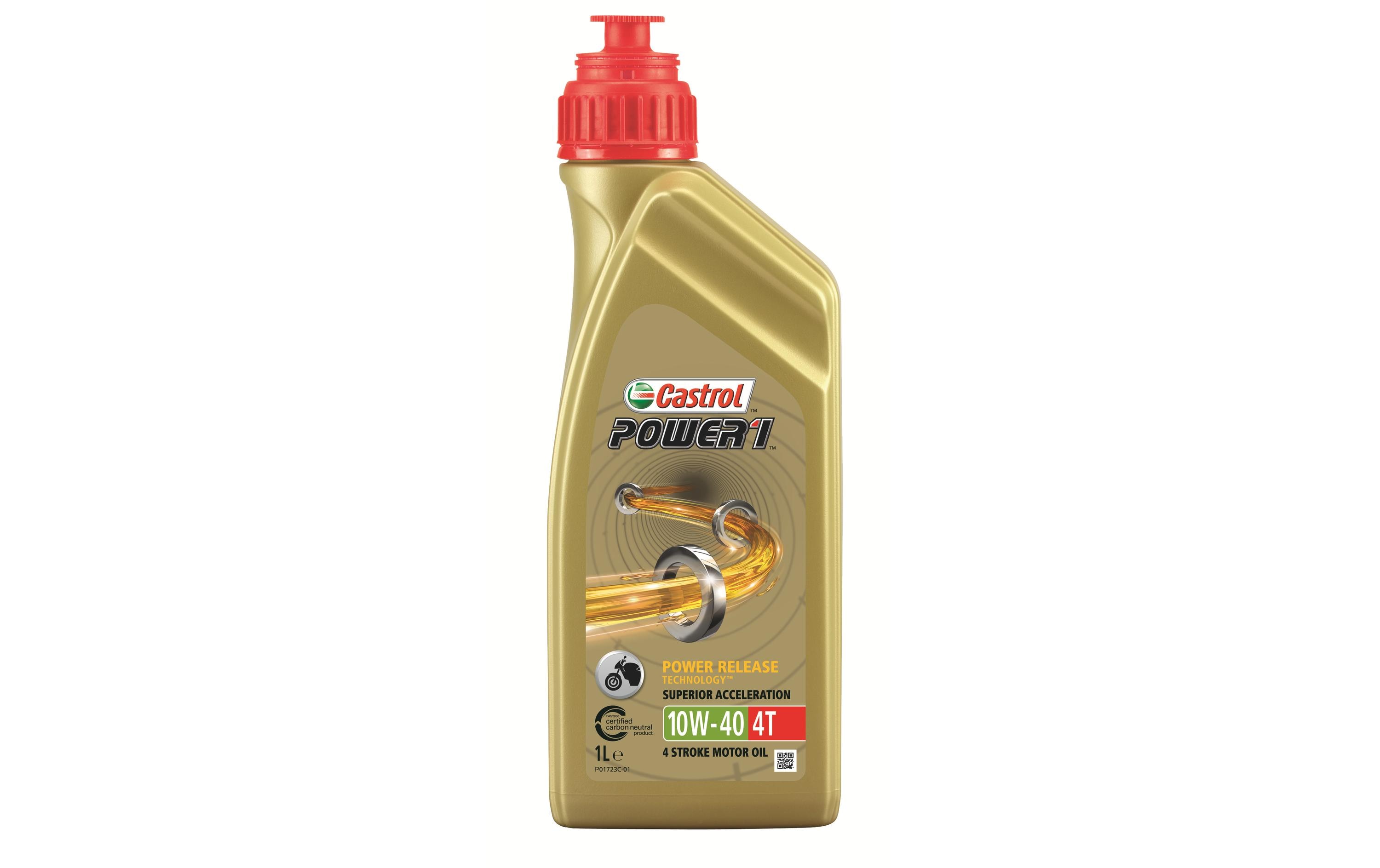 Castrol Motorenöl Power 1 4T 10W-40 Trizone Technology, 1 l Castrol Motorenöl Power 1 4T 10W-40 Trizone Technology, 1 l