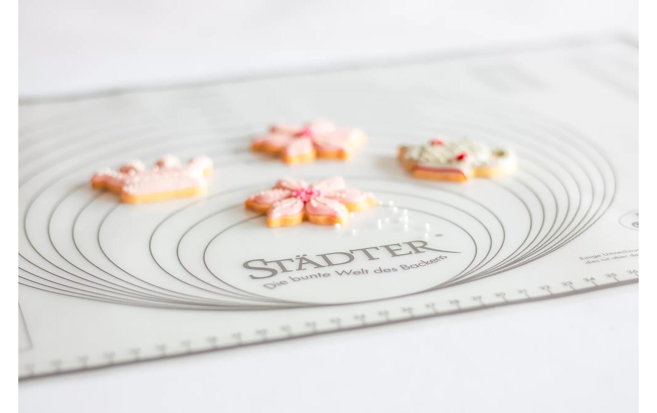 Städter Backmatte 60 x 40 cm 1 Stück, Weiss, 60 x 40 cm