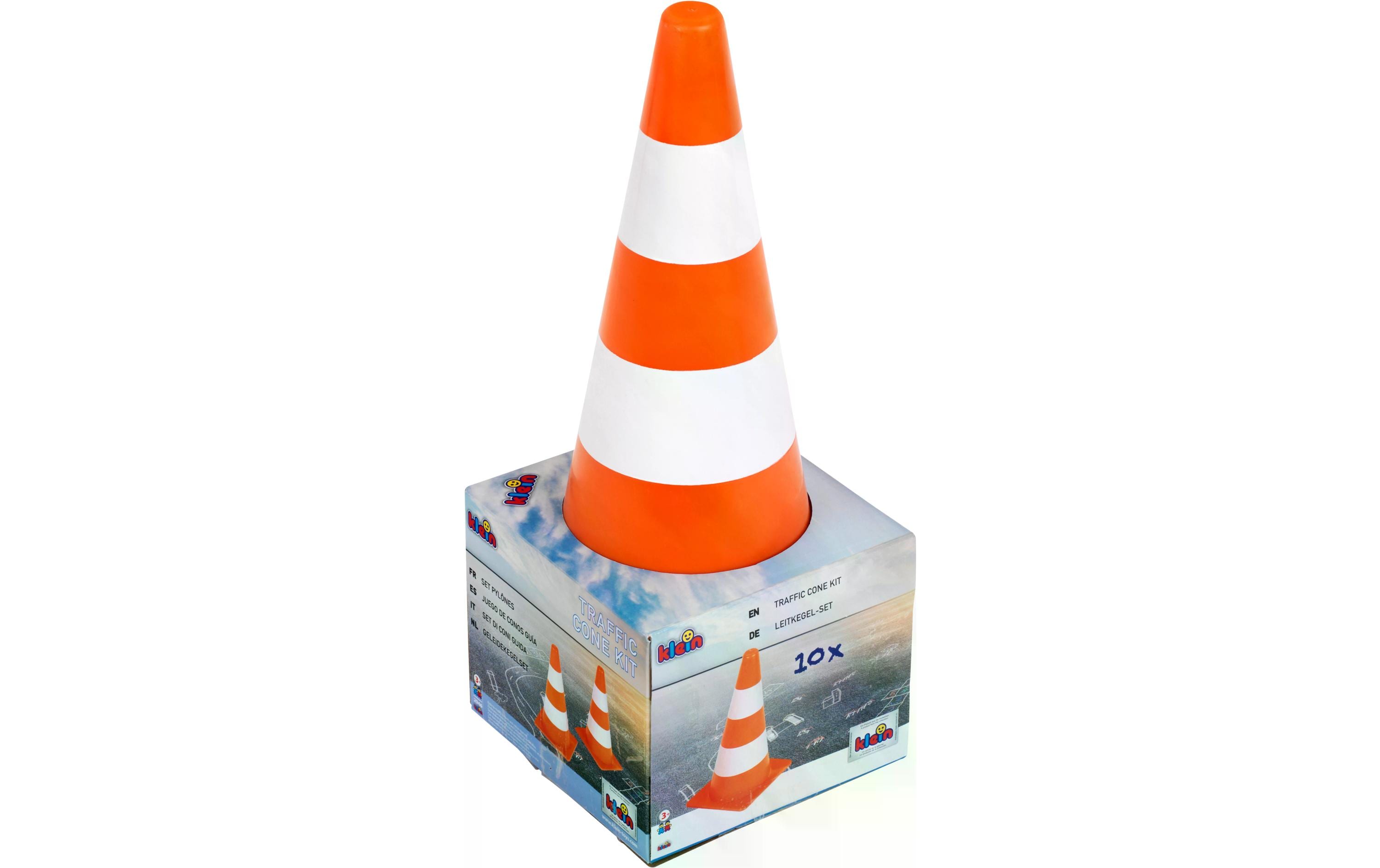 Klein-Toys Strassenverkehr Pylonen Set 10 Stück