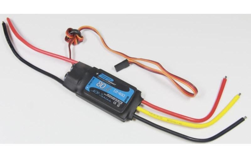 EP Brushless Regler Aer80-Aer-Series 80A, 2-6S, S-BEC EP Brushless Regler Aer80-Aer-Series 80A, 2-6S, S-BEC