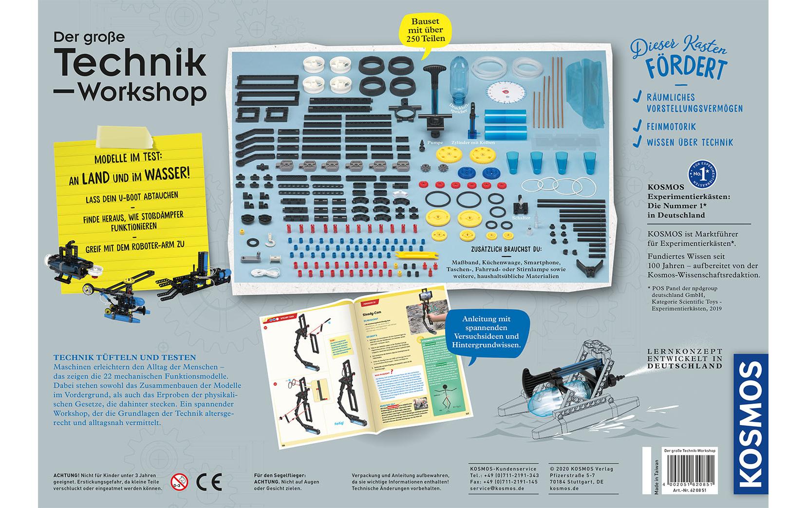 Kosmos Experimentierkasten Der grosse Technik-Workshop Kosmos Experimentierkasten Der grosse Technik-Workshop