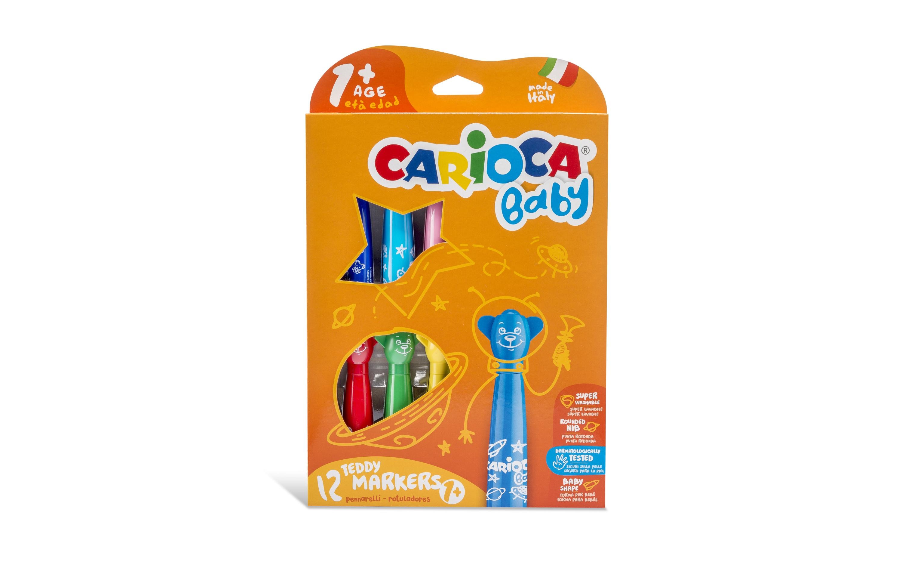 Carioca Baby Teddy 1+ 12 Stück, Mehrfarbig