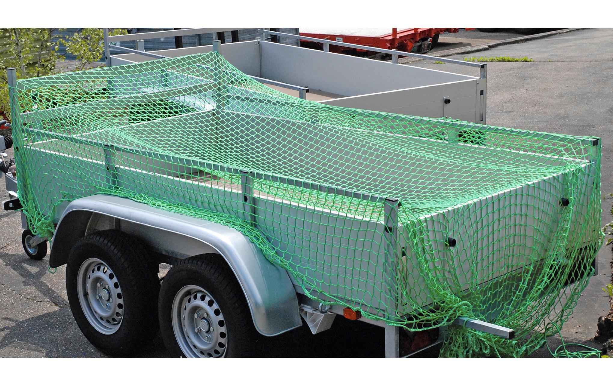 Meister Anhängernetz knotenlos, Ø 3 mm / 1.5 x 2.2 m, Grün