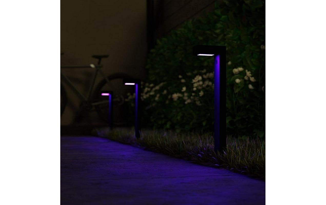 hombli Outdoor Sockelleuchte Pathway Light Kit 3 x 6W RGB, Schwarz