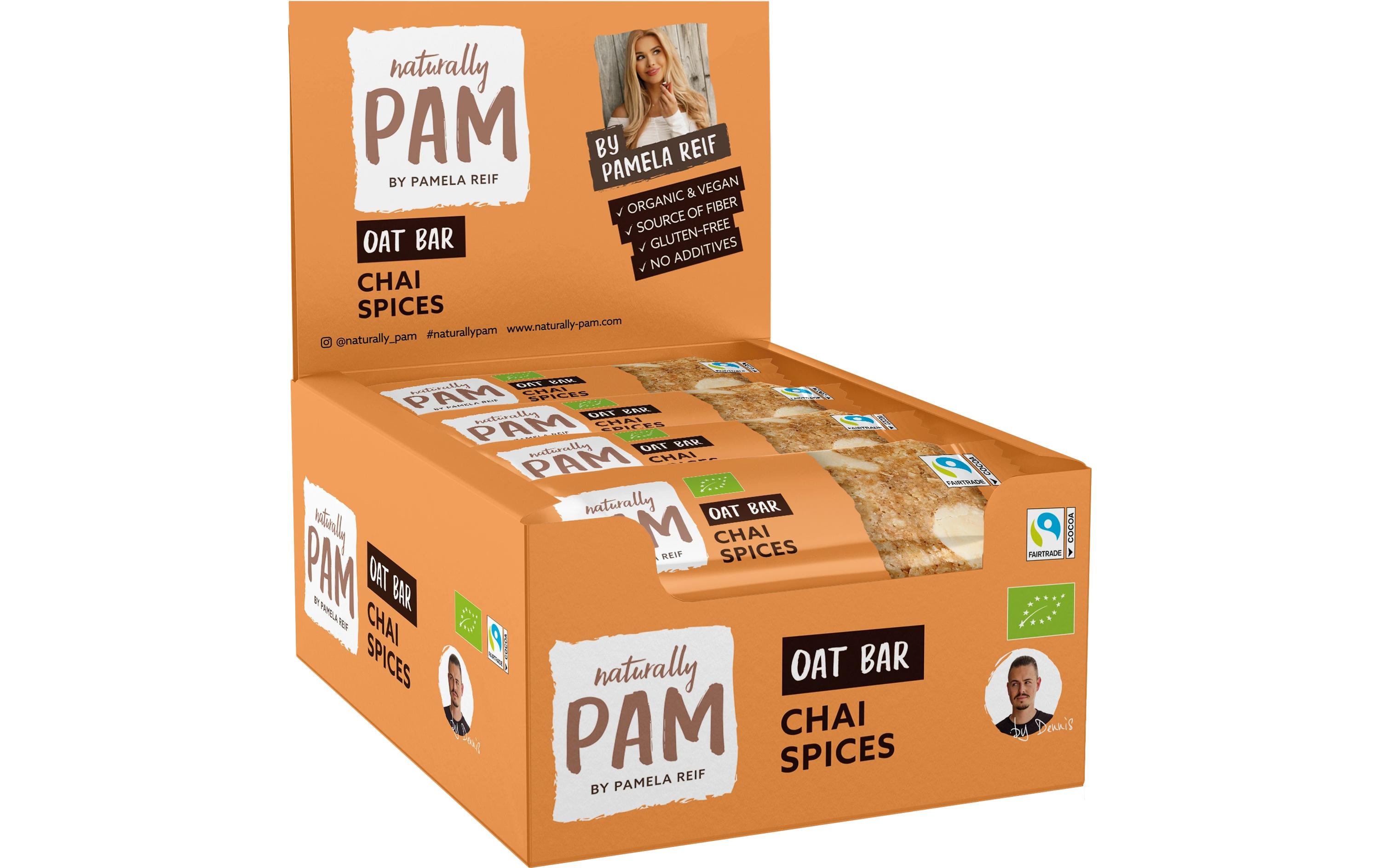 Naturally Pam Riegel Bio Oat Bar – Chai Spices 12 x 40 g