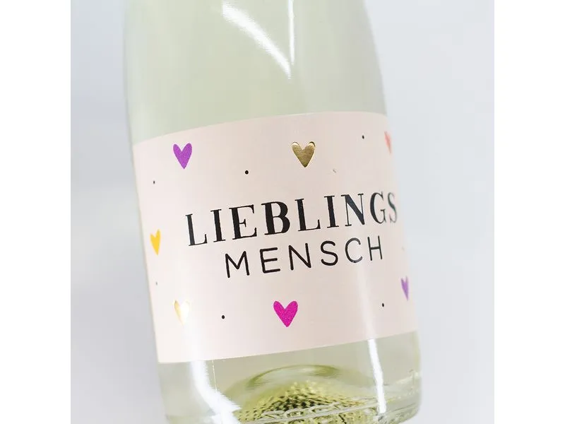 Grafik Werkstatt Secco-Flasche Lieblingsmensch 0.2 l Grafik Werkstatt Secco-Flasche Lieblingsmensch 0.2 l