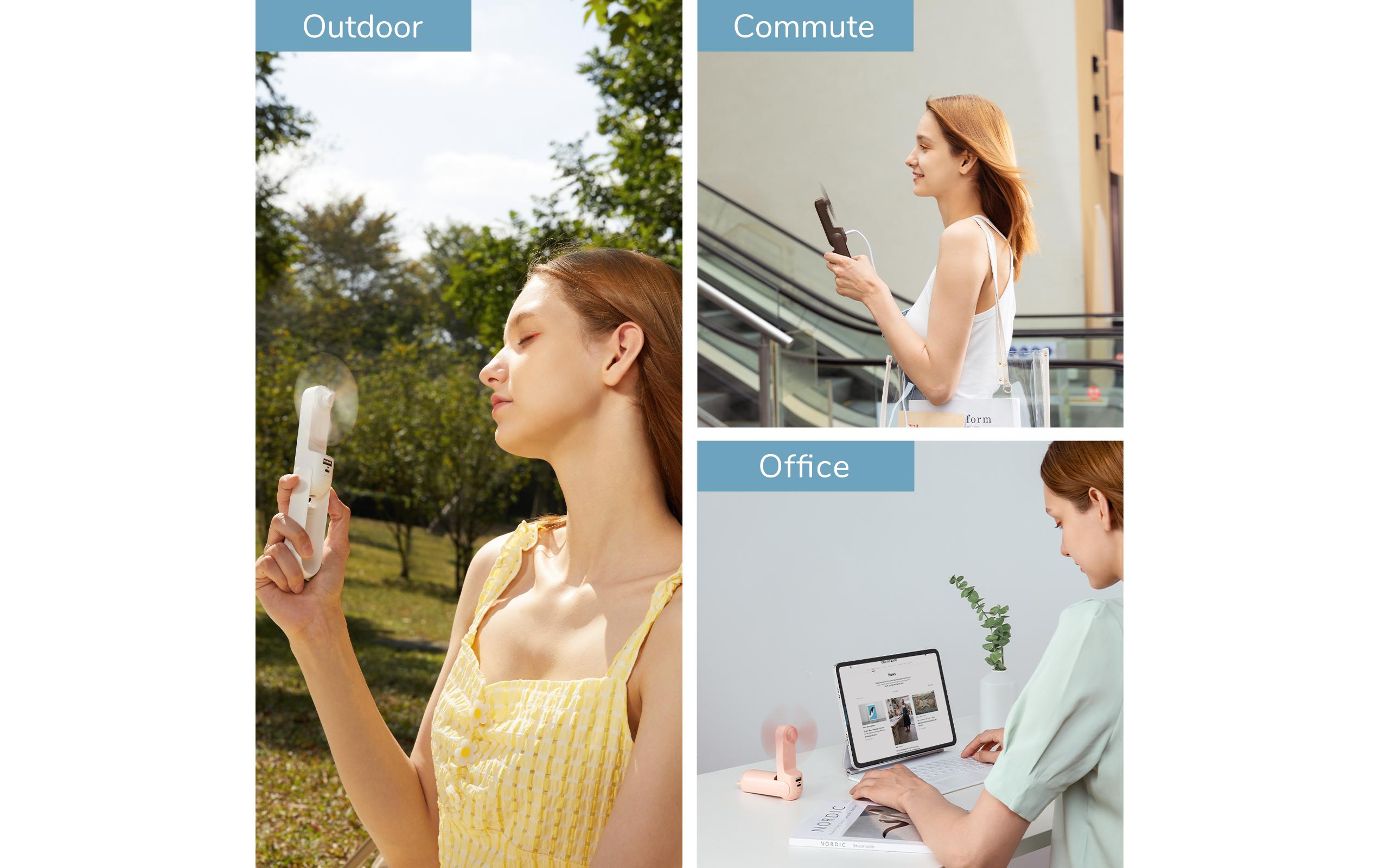 Jisulife Handventilator Life8 Plus Weiss