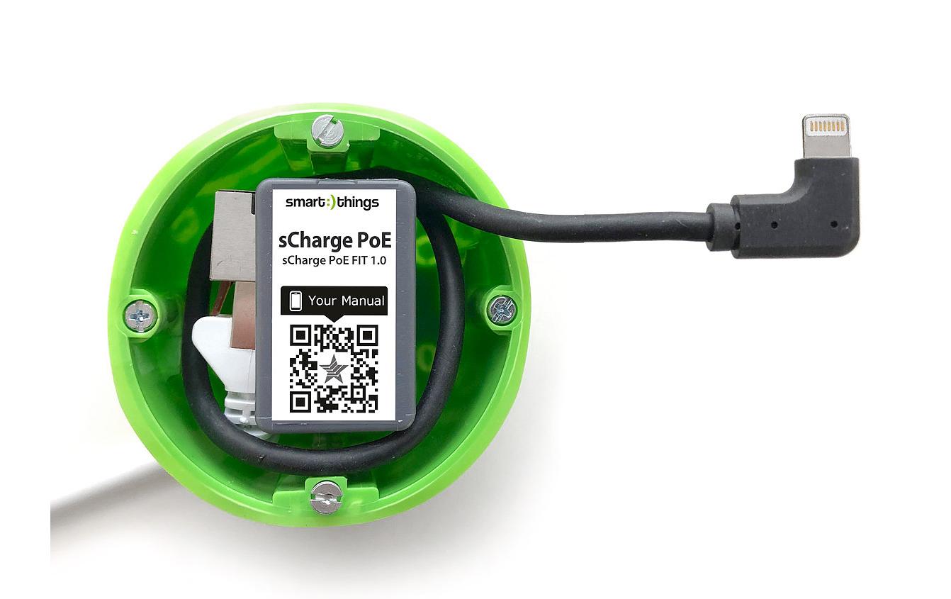 Smart Things Adapter sCharge PoE P+D Lightning
