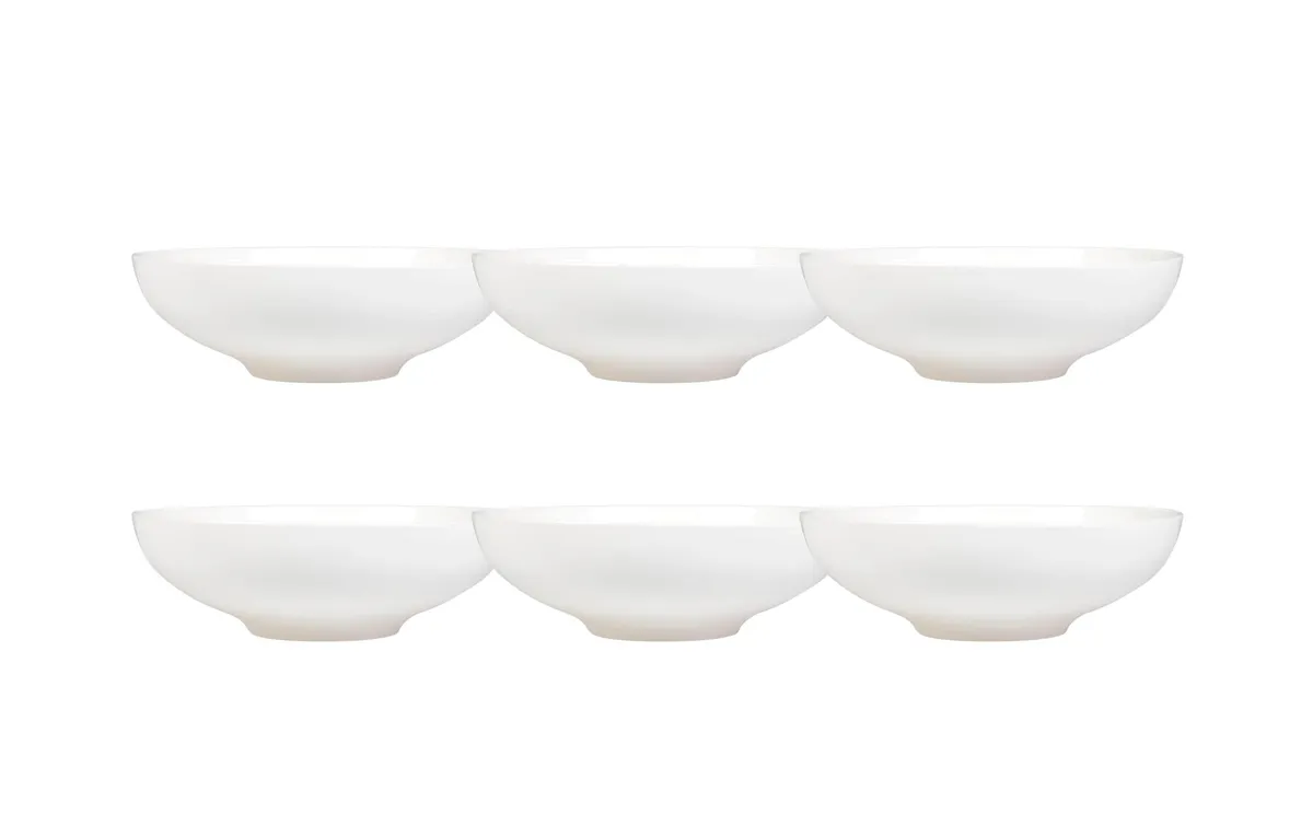 FURBER Suppen- & Pastateller Ø 20.5 cm, 6 Stück, Weiss