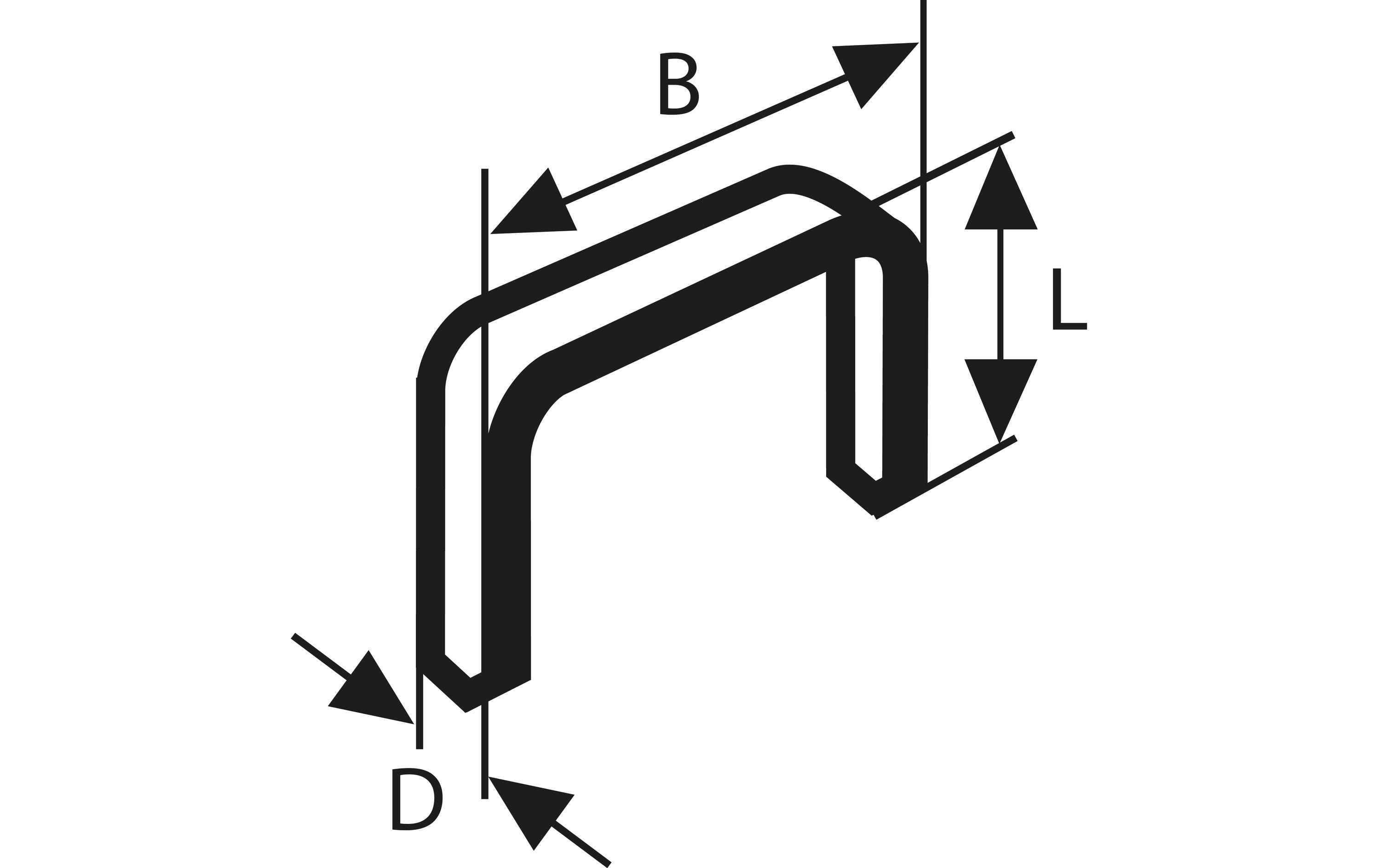 Bosch Professional Feindrahtklammer Typ 53 11.4 x 0.74 x 10 mm Bosch Professional Feindrahtklammer Typ 53 11.4 x 0.74 x 10 mm