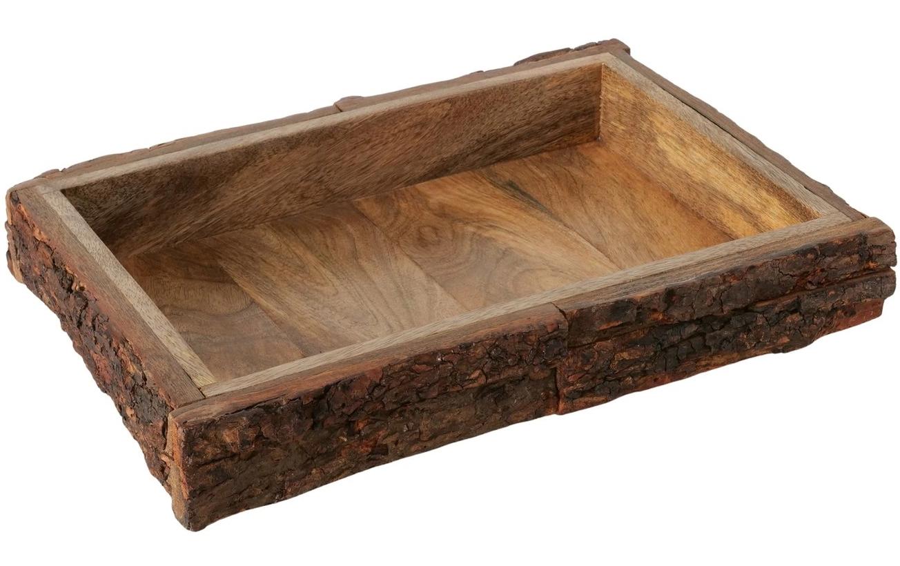 Boltze Dekoteller Barka Mangoholz, 37 x 5.5 cm