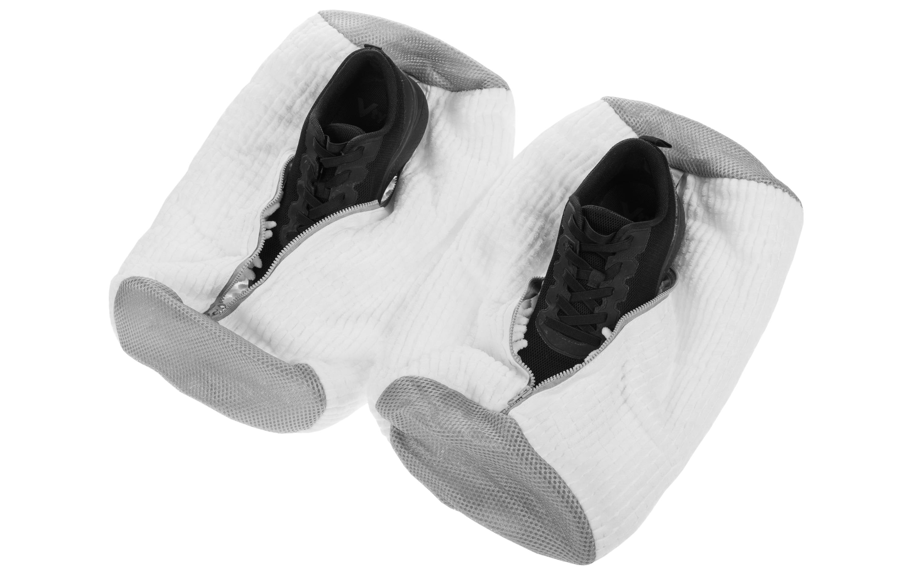 COCON Schuhwaschbeutel, 2er Set, Weiss/Grau
