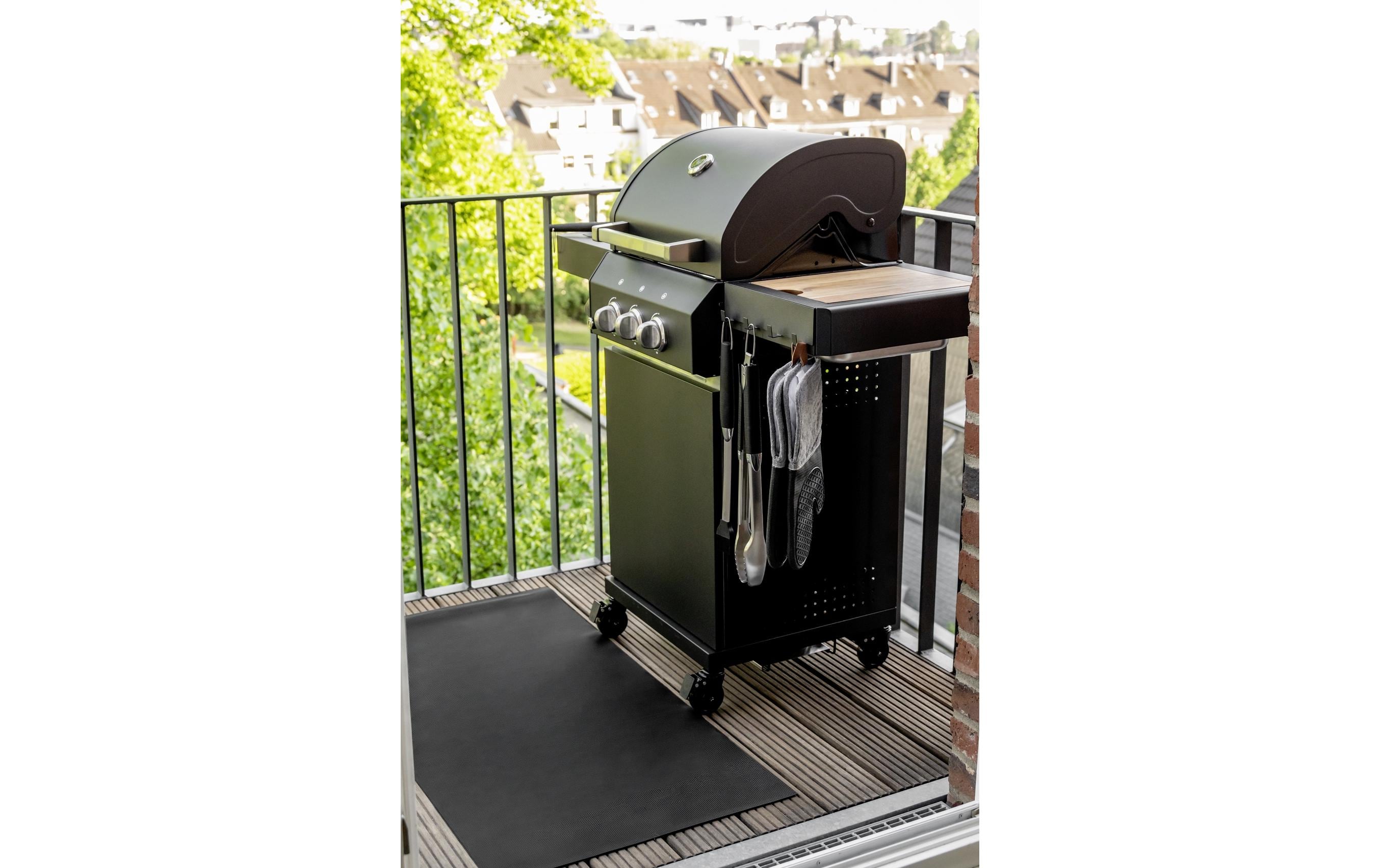Wenko BBQ-Pinsel Schwarz/Silber