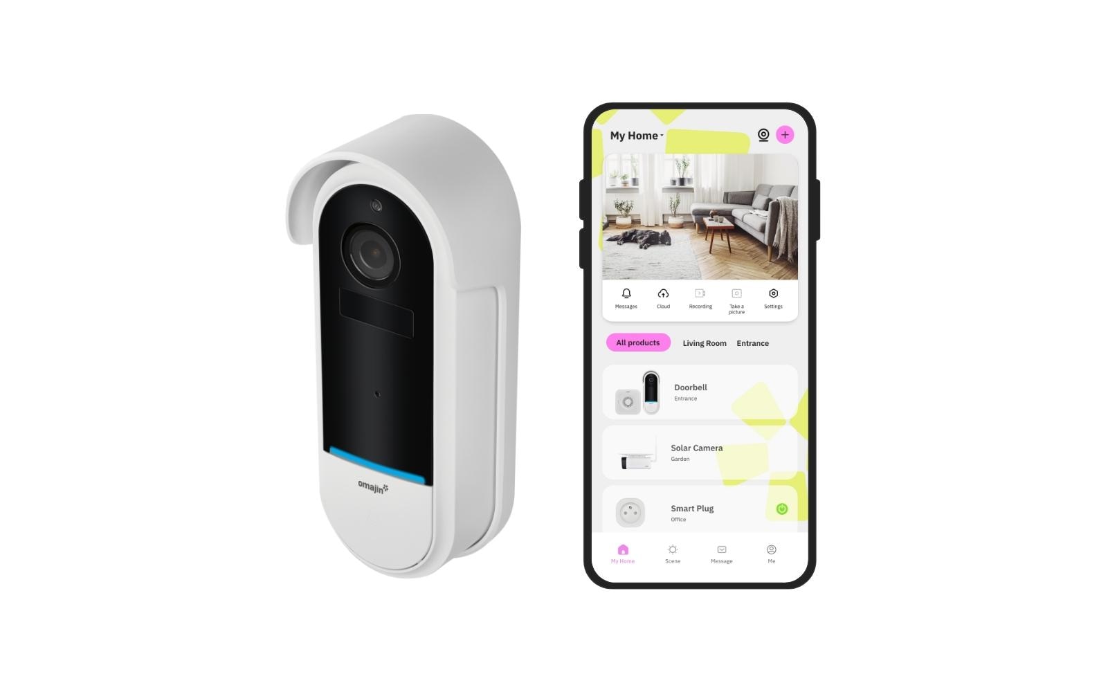 omajin by Netatmo OMA-OVD-01-EU Kabellose Videotürklingel omajin by Netatmo OMA-OVD-01-EU Kabellose Videotürklingel