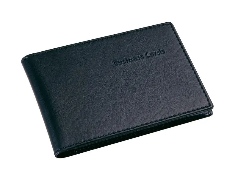 Sigel Visitenkartenbuch 9 x 5.8 cm, Schwarz Sigel Visitenkartenbuch 9 x 5.8 cm, Schwarz