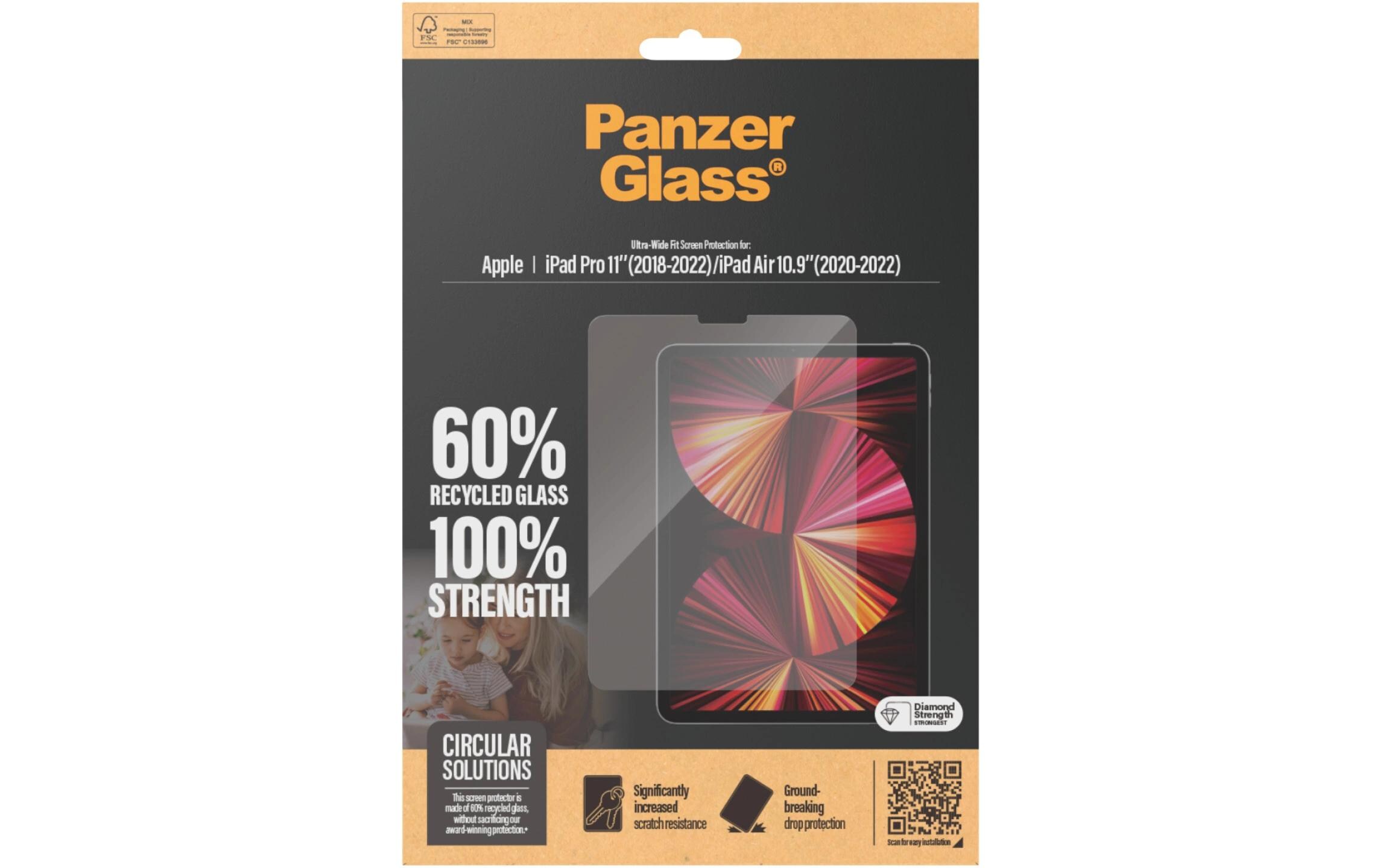 Panzerglass Ultra-Wide Fit iPad Air 10.9 (20-22) & Pro 11 (18-22) Panzerglass Ultra-Wide Fit iPad Air 10.9 (20-22) & Pro 11 (18-22)