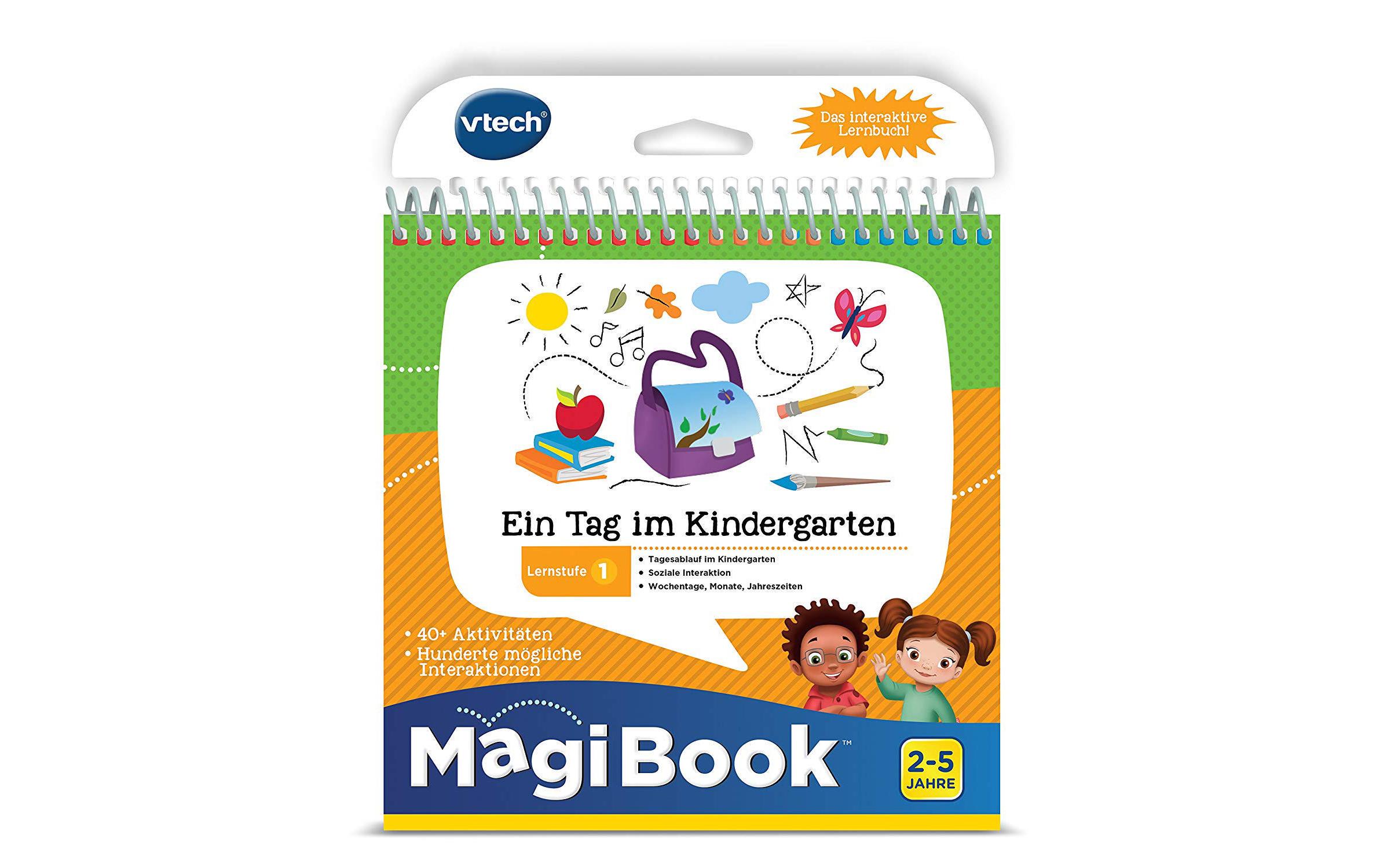 Vtech Lernbuch MagiBook Lernstufe 1 - Ein Tag im Kindergarten