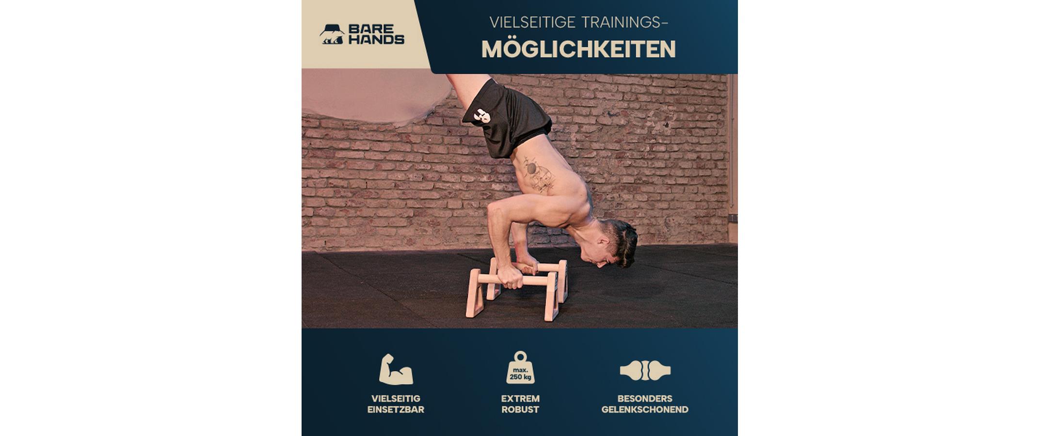 Bare Hands Liegestützgriffe Gr. XL