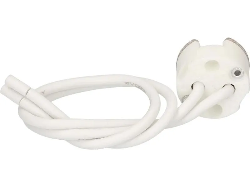 Max Hauri Halogenfassung G4/G5.3/G6.35 / PTFE Länge: 140 mm Max Hauri Halogenfassung G4/G5.3/G6.35 / PTFE Länge: 140 mm