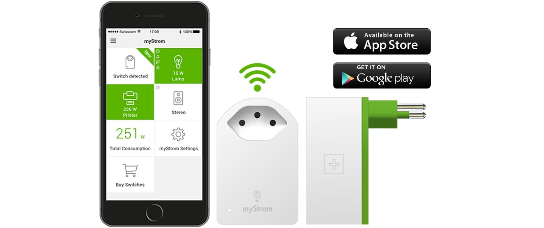 myStrom Smartplug WLAN Energy Control Switch 2 myStrom Smartplug WLAN Energy Control Switch 2