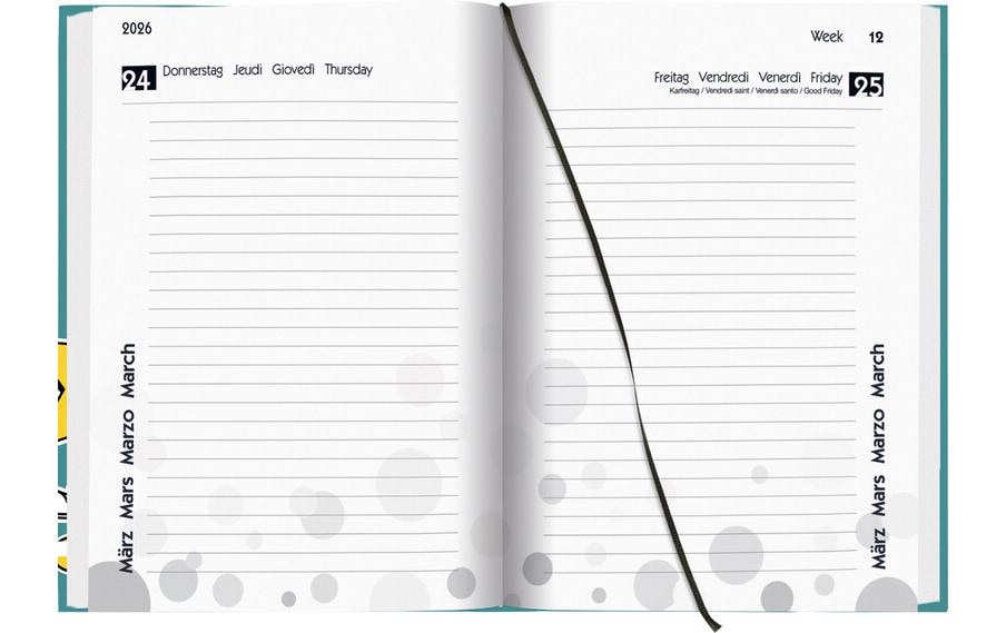 Biella Schüleragenda Mydiary Comic 25/26 FSC, 1T/1S, 12 x 16.5 cm