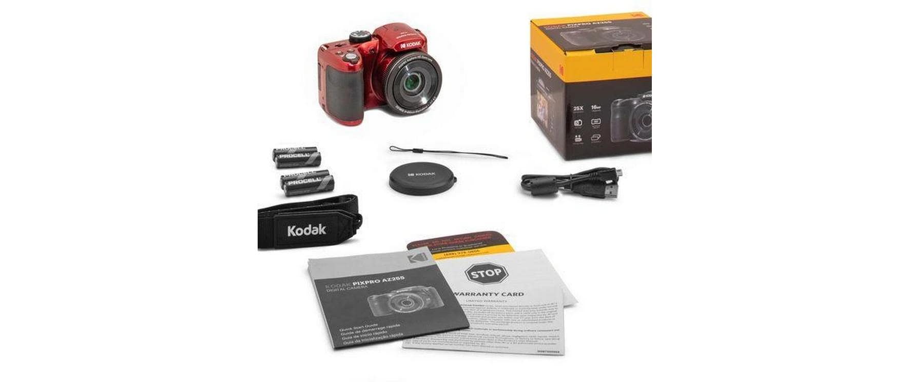 Kodak Fotokamera Pixpro Astra Zoom AZ255 – Rot