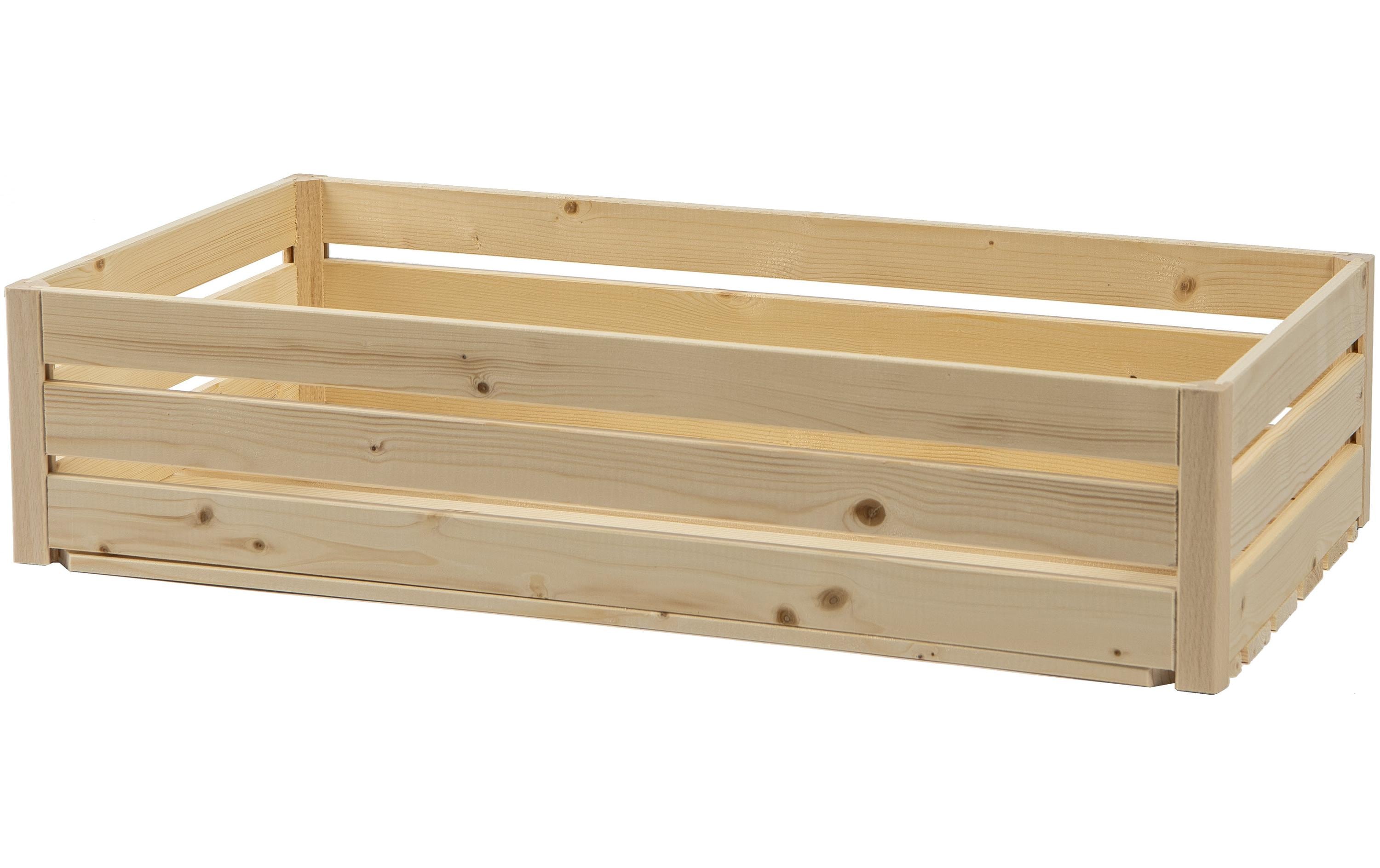 Holz Zollhaus Holzharasse B 70 x 35 cm schweizer Holz