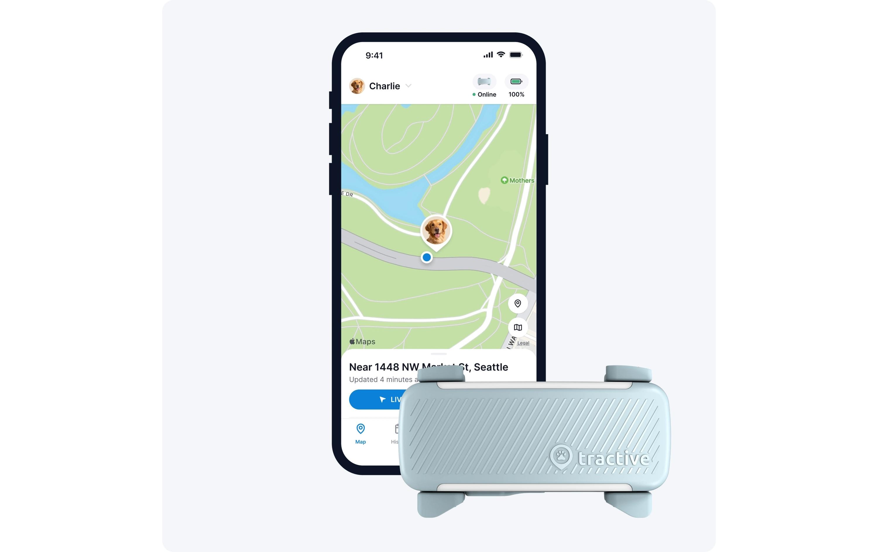 tractive GPS-Tracker DOG 6 Mint