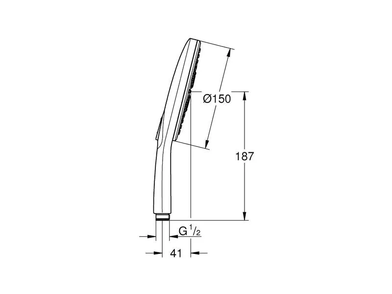 GROHE Handbrause Vitalio SmartActive 150 GROHE Handbrause Vitalio SmartActive 150