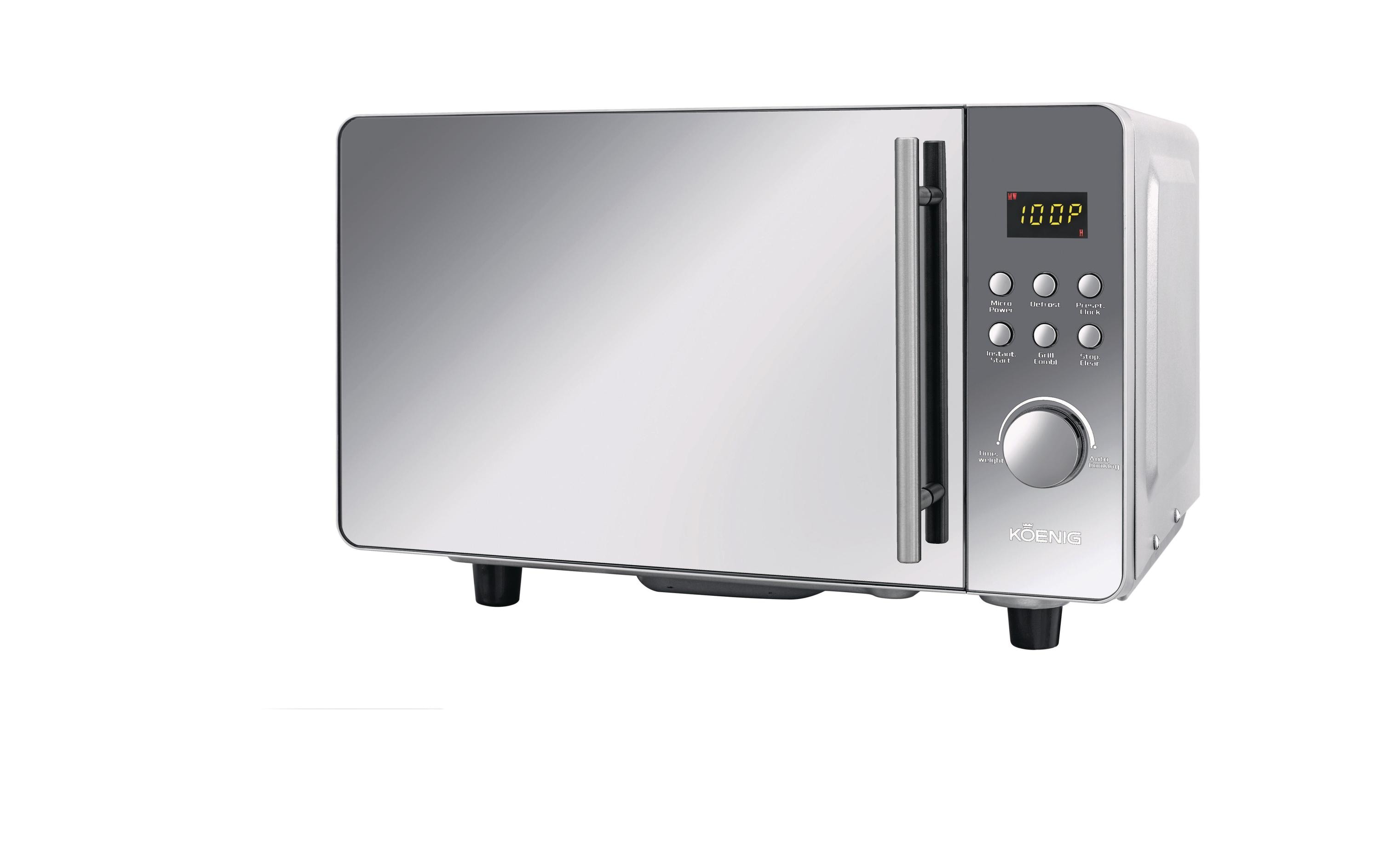 Koenig Mikrowelle Rotary Wave Silber Koenig Mikrowelle Rotary Wave Silber