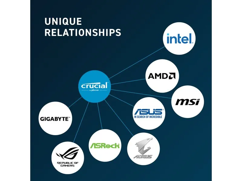 Crucial DDR5-RAM CT32G56C46U5 5600 MHz 1x 32 GB Crucial DDR5-RAM CT32G56C46U5 5600 MHz 1x 32 GB
