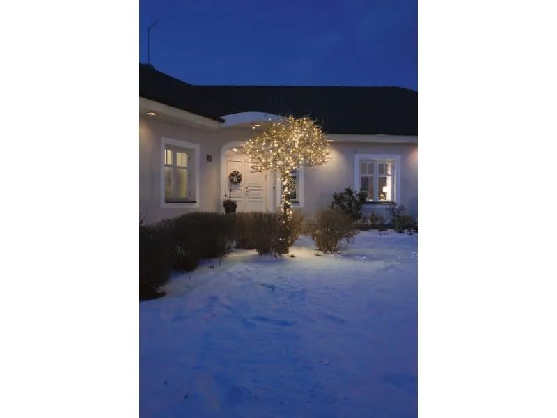 Konstsmide LED-Lichterkette 19.04 m Schwarz mit 120 LED, Outdoor Konstsmide LED-Lichterkette 19.04 m Schwarz mit 120 LED, Outdoor